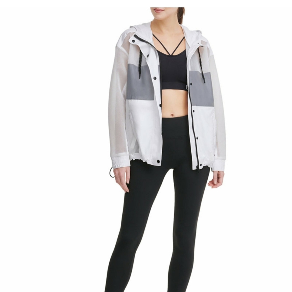 DKNY sport mesh hooded jacket - Picture 4 of 5